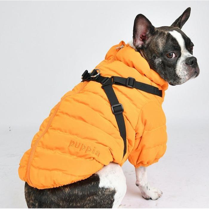 Puppia - Soft Dog Jumper Harness Coat - Orange-Puppia-Love My Hound