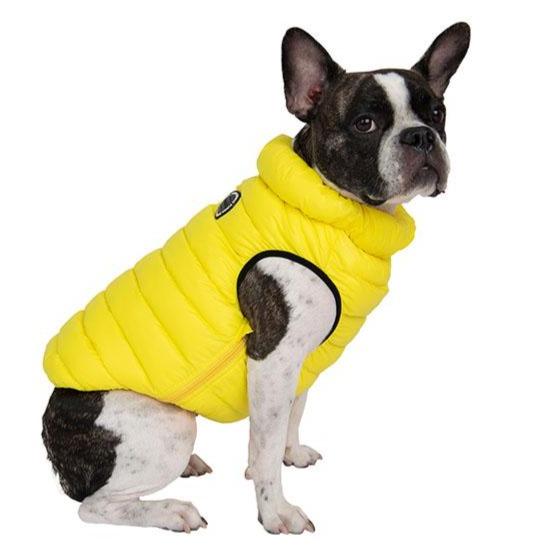 Puppia Ultralight Thermal Dog Vest Yellow Love My Hound