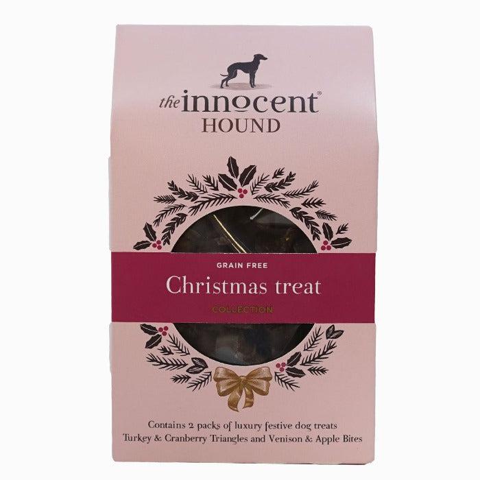 The Innocent Hound - Christmas Treat Collection with Venison Bites & Turkey Triangles | Dog Treats