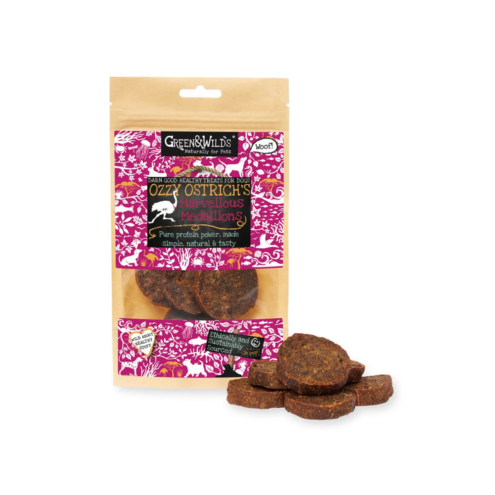 Green & Wilds | Ozzy Ostrich's Marvellous Medallions, 100g