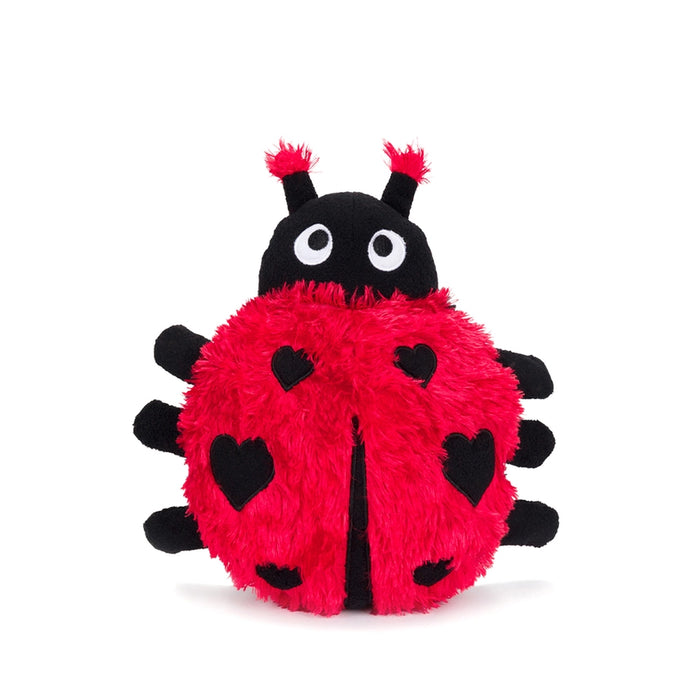 Fabdog | Fluffy Ladybug Dog Toy