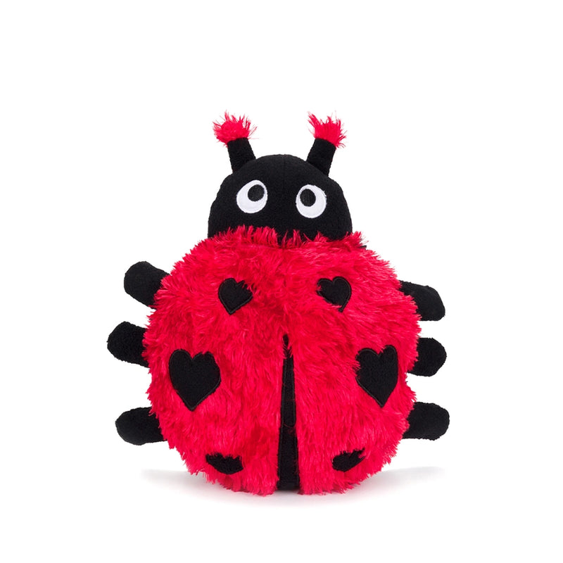 Fabdog | Fluffy Ladybug Dog Toy
