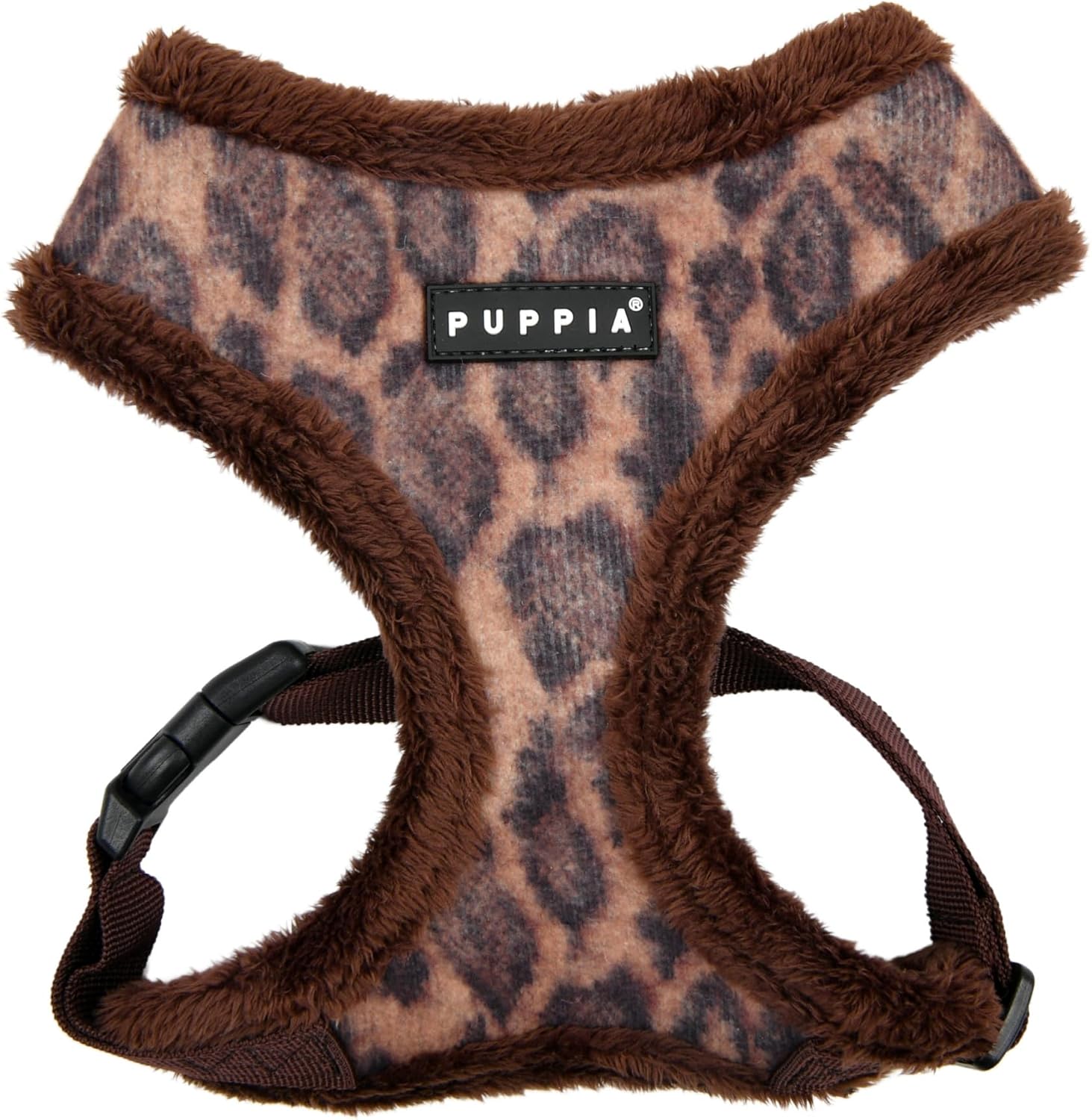 Puppia - Kovo Soft Dog Harness (A) - Brown Leopard