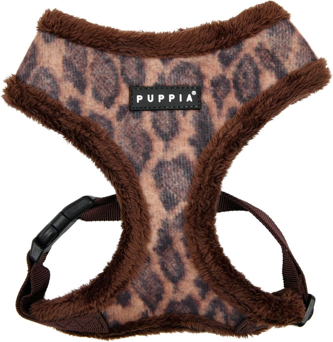 Puppia - Kovo Soft Dog Harness (A) - Brown Leopard