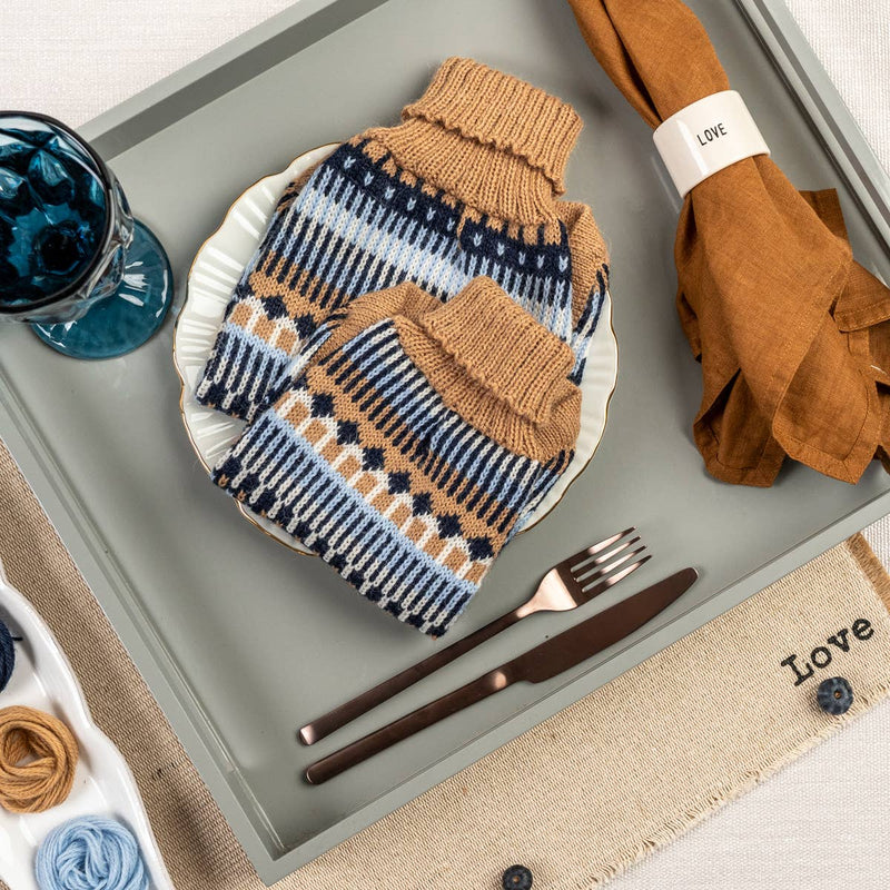 Alqo Wasi | Ice Magic Alpaca Dog Sweater - Navy-Alqo Wasi-Love My Hound