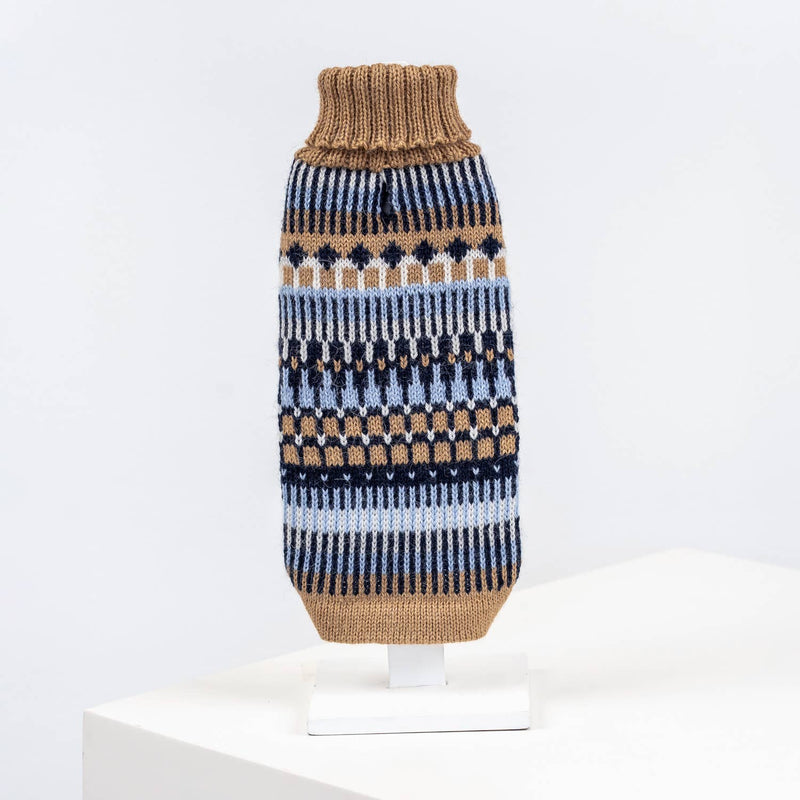 Alqo Wasi | Ice Magic Alpaca Dog Sweater - Navy-Alqo Wasi-Love My Hound