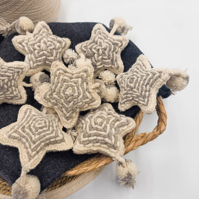 Alqo Wasi | Wool Toy - Natural Star-Alqo Wasi-Love My Hound