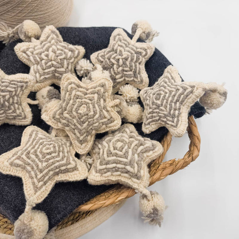 Alqo Wasi | Wool Toy - Natural Star-Alqo Wasi-Love My Hound