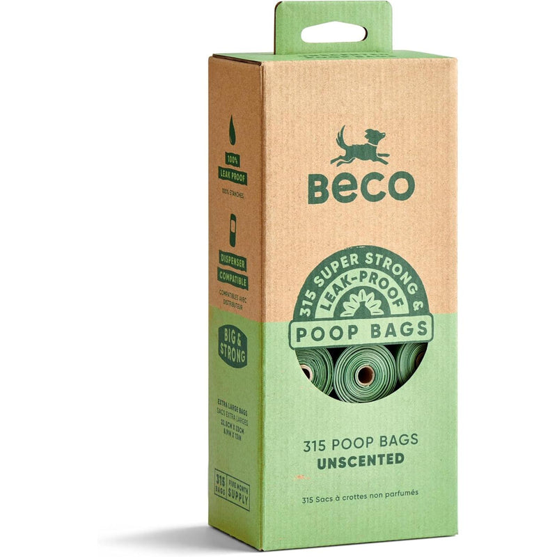 Beco | Degradable Dog Poop Bags - 315 (Unscented)-Beco-Love My Hound