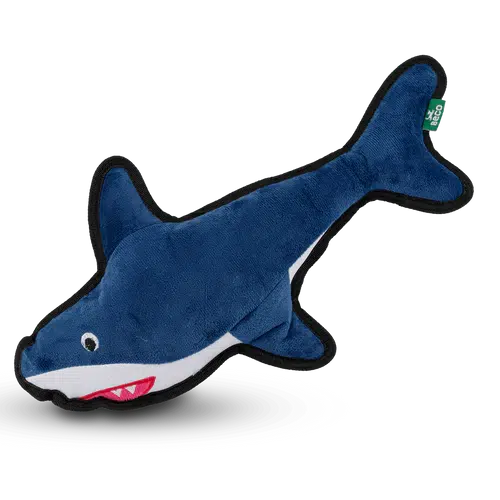 Beco - Recycled Rough & Tough - Shark Dog Toy-beco-Love My Hound