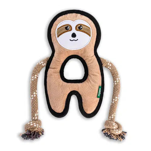 Beco - Recycled Rough & Tough - Sonny the Sloth Dog Toy-beco-Love My Hound