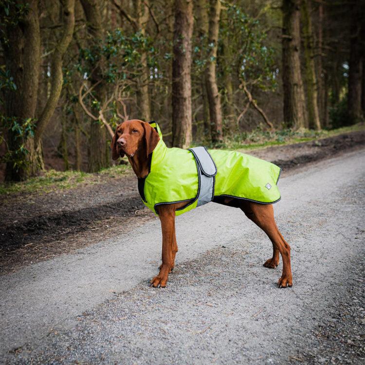 Danish Design - The Ultimate 2 in 1 Waterproof and Fleece Dog Coat - High Vis/Yellow-Danish Design-Love My Hound