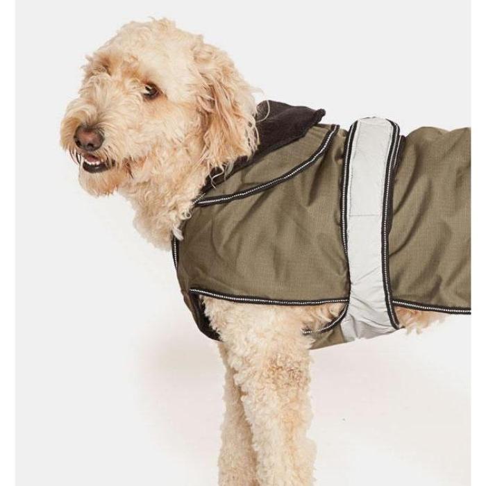 Danish Design - The Ultimate 2 in 1 Waterproof and Fleece Dog Coat - Khaki-Danish Design-Love My Hound