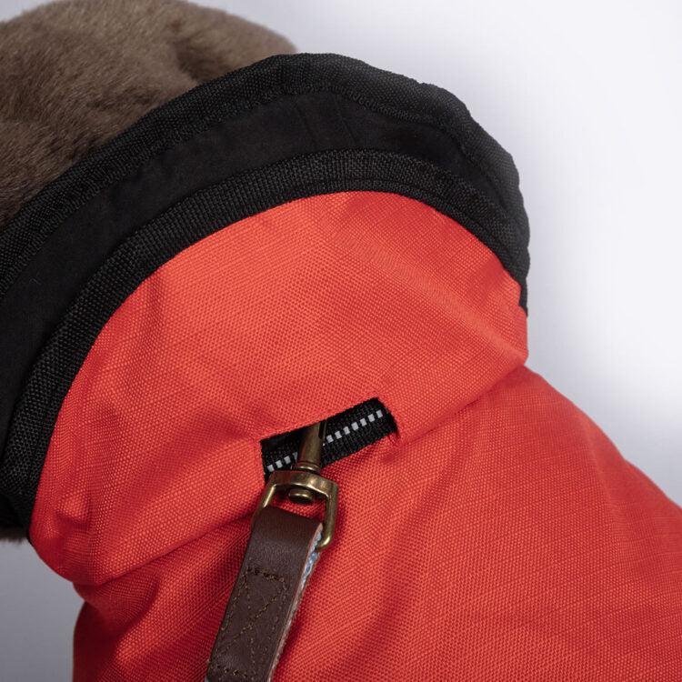 Danish Design - The Ultimate 2 in 1 Waterproof and Fleece Dog Coat - Orange/Red-Danish Design-Love My Hound