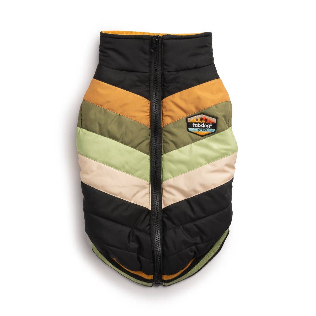 Fabdog | Black Chevron Dog Coat-Fabdog-Love My Hound