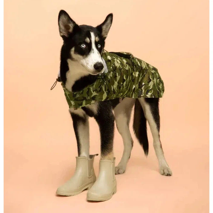 Fabdog | Camo Packaway Dog Raincoat-Fabdog-Love My Hound