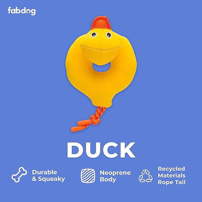 Fabdog | Duck Floatie - Dog Toy-fabdog-Love My Hound