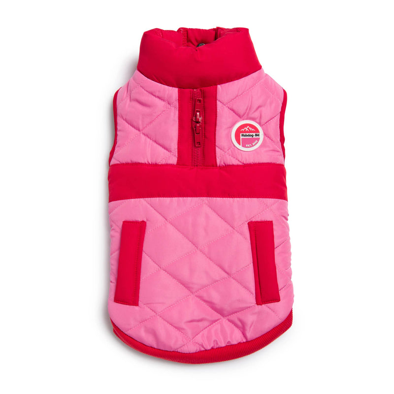 Fabdog | Fab Ski Quilted Vest Pink-Fabdog-Love My Hound