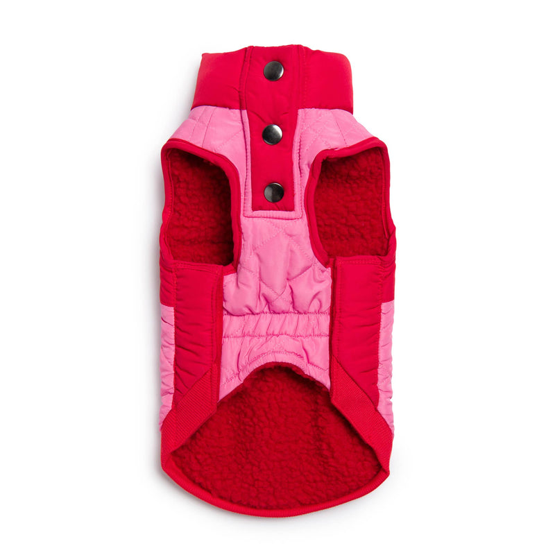 Fabdog | Fab Ski Quilted Vest Pink-Fabdog-Love My Hound