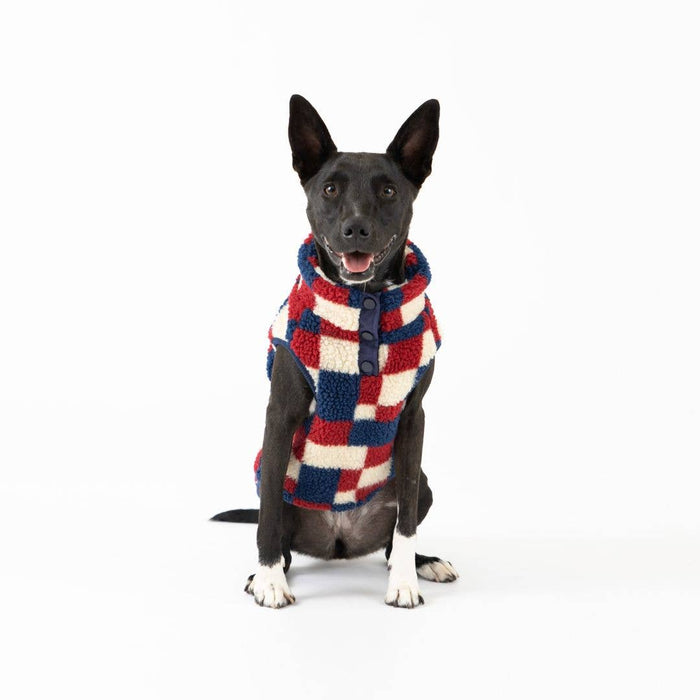 Fabdog | Fab Ski Sherpa Vest Navy-Fabdog-Love My Hound