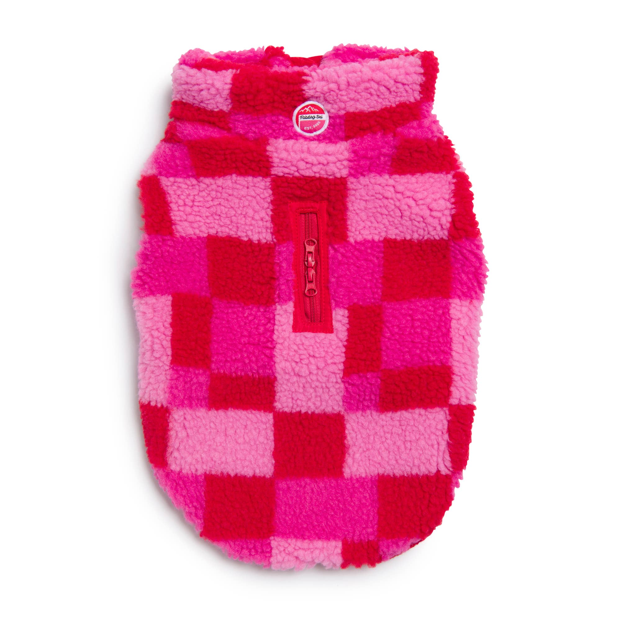 Fabdog | Fab Ski Sherpa Vest Pink-Fabdog-Love My Hound