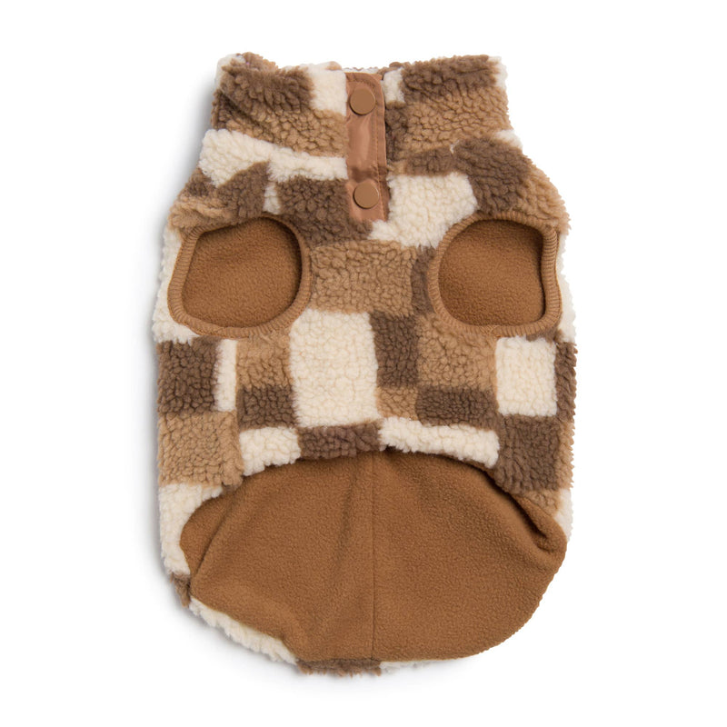 Fabdog | Fab Ski Sherpa Vest Tan-fabdog-Love My Hound