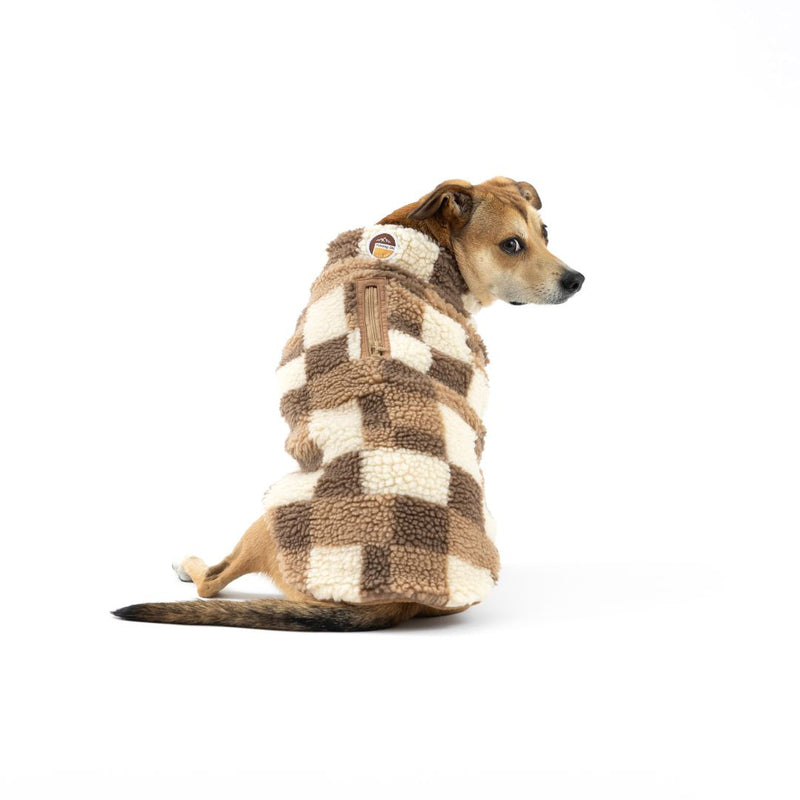 Fabdog | Fab Ski Sherpa Vest Tan-fabdog-Love My Hound