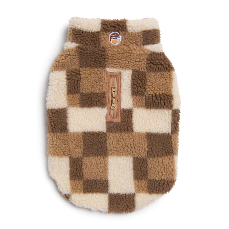 Fabdog | Fab Ski Sherpa Vest Tan-Fabdog-Love My Hound
