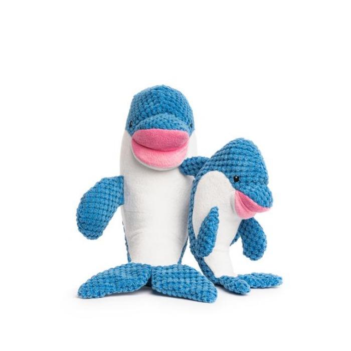 Fabdog | Floppy Dolphin - Plush Dog Toy