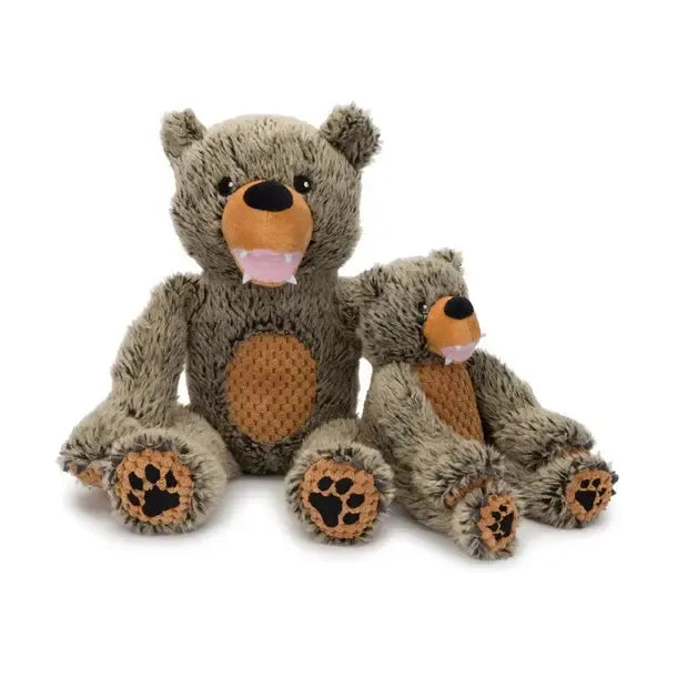 Fabdog | Floppy Grizzly Bear - Plush Dog Toy