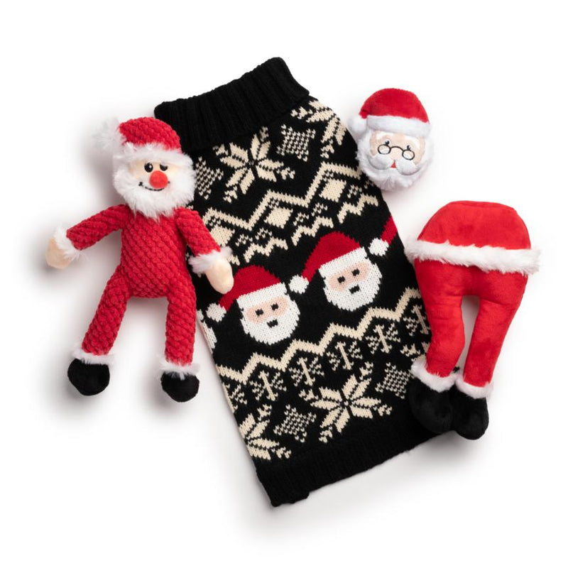 Fabdog | Floppy Santa - Plush Dog Toy-Fabdog-Love My Hound
