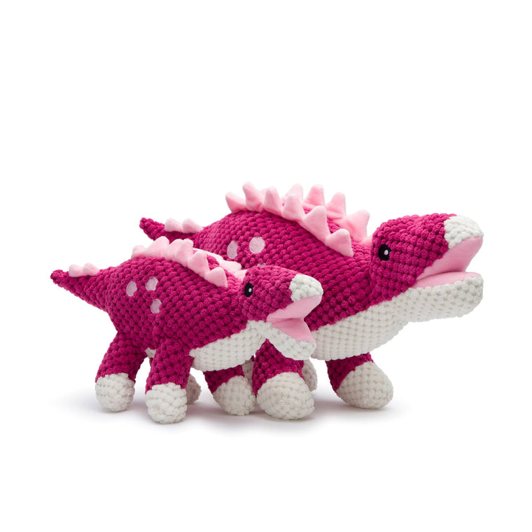 Fabdog | Floppy Stegosaurus Plush Dog Toy