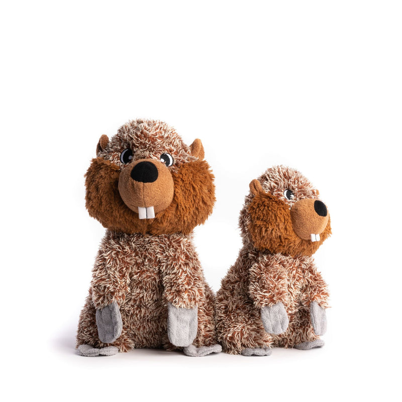 Fabdog | Fluffy Beaver - Plush Dog Toy-Fabdog-Love My Hound