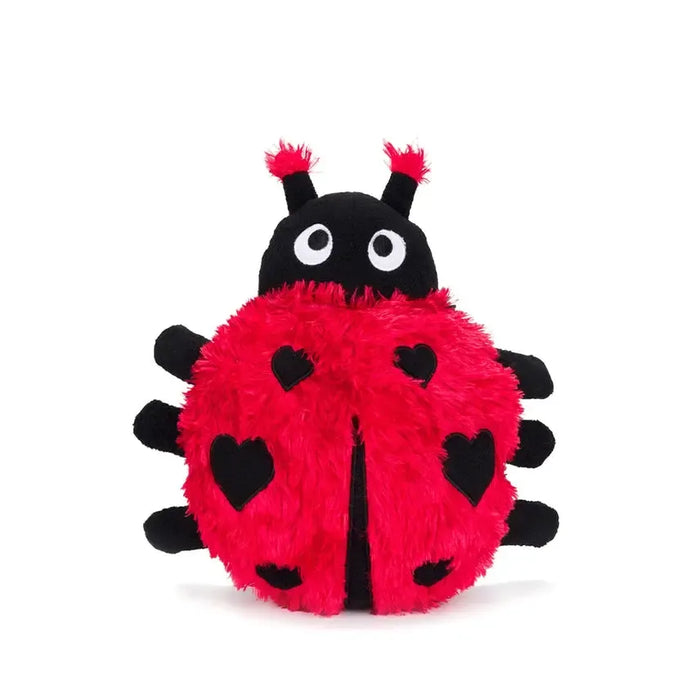 Fabdog | Fluffy Ladybug Dog Toy-Fabdog-Love My Hound