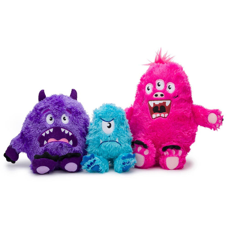Fabdog | Fluffy Medium Purple Monster - Plush Dog Toy-Fabdog-Love My Hound
