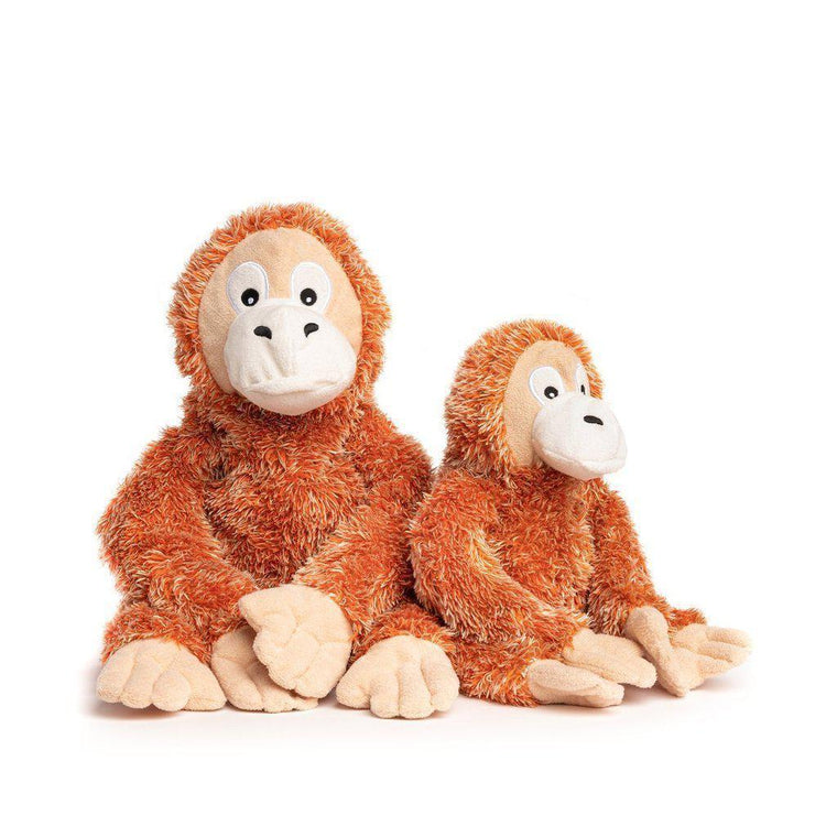 Fabdog | Fluffy Orangutan Plush Dog Toy