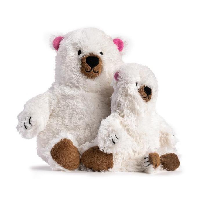 Fabdog | Fluffy Polar Bear - Plush Dog Toy-Fabdog-Love My Hound