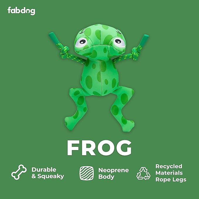 Fabdog | Frog Floatie - Dog Toys-fabdog-Love My Hound