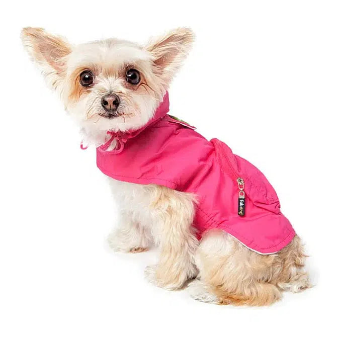 Fabdog | Hot Pink Packaway Dog Raincoat-Fabdog-Love My Hound