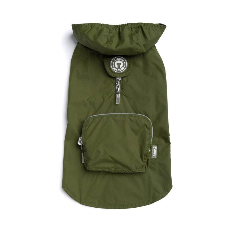 Fabdog | Olive Raincoat-Fabdog-Love My Hound