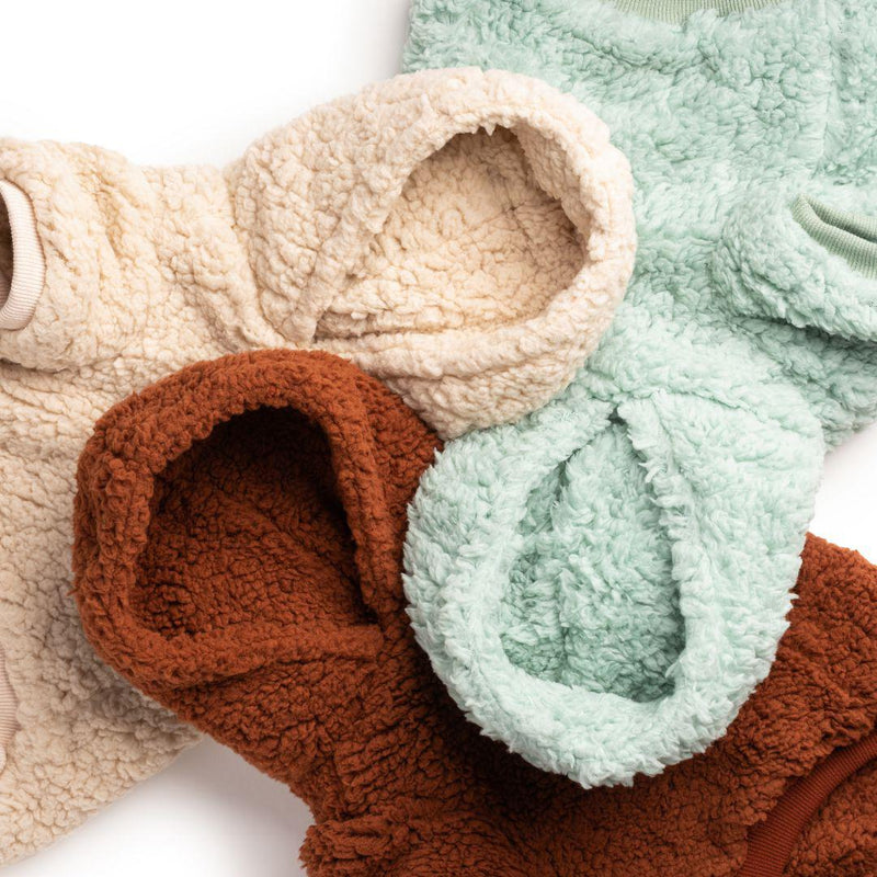 Fabdog | Rust Sherpa Dog Hoodie-Fabdog-Love My Hound