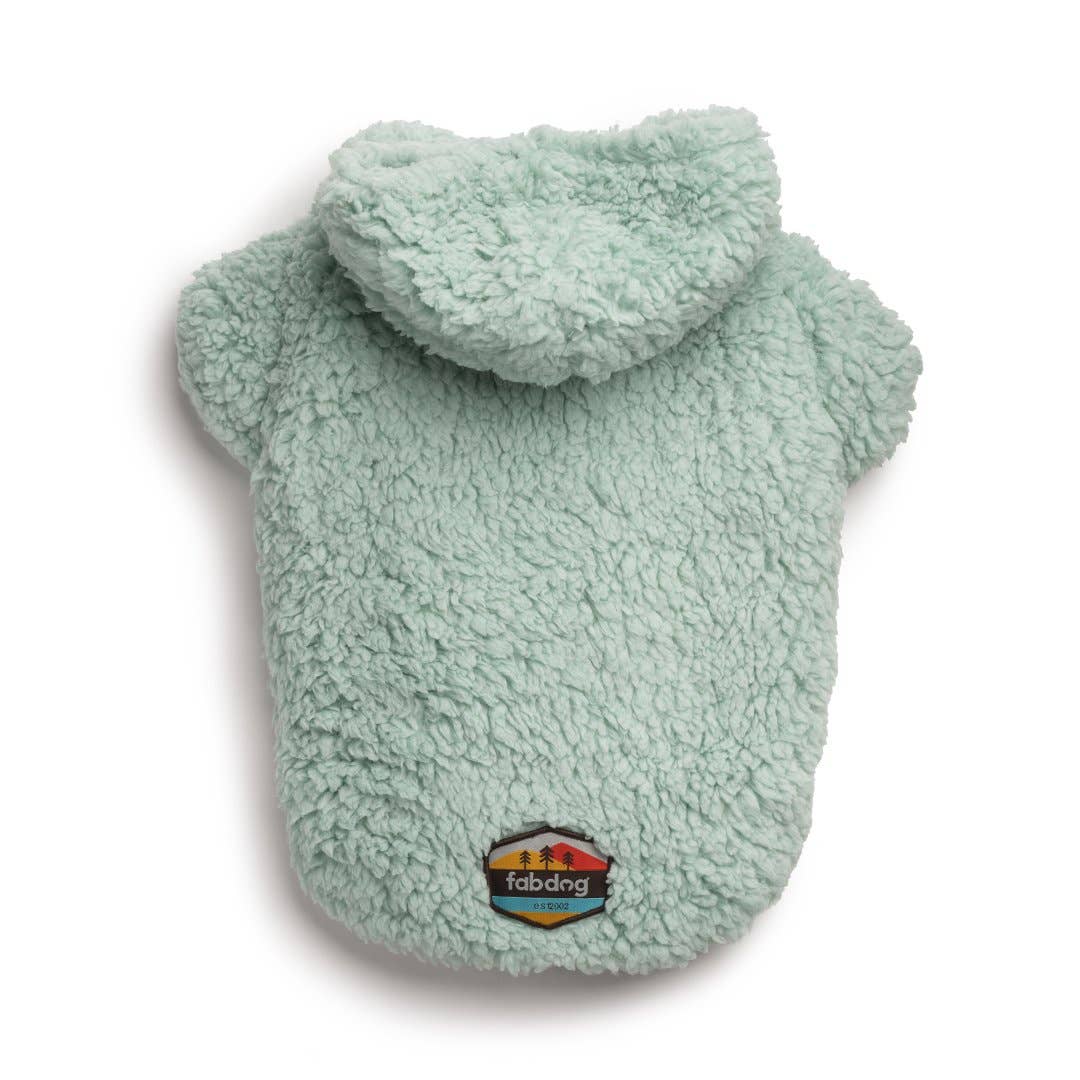 Fabdog | Seafoam Sherpa Dog Hoodie-fabdog-Love My Hound