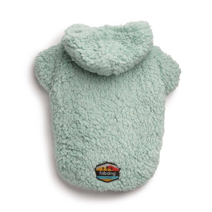 Fabdog | Seafoam Sherpa Dog Hoodie-Fabdog-Love My Hound