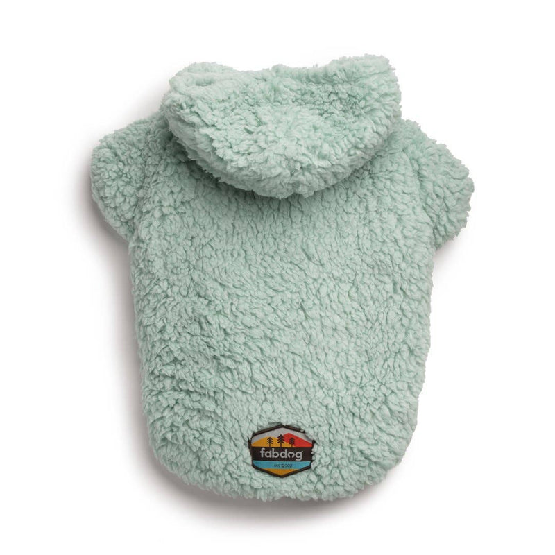 Fabdog | Seafoam Sherpa Dog Hoodie-Fabdog-Love My Hound