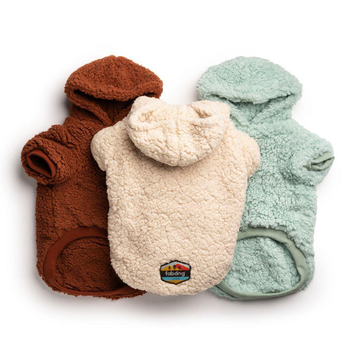 Fabdog | Seafoam Sherpa Dog Hoodie-fabdog-Love My Hound