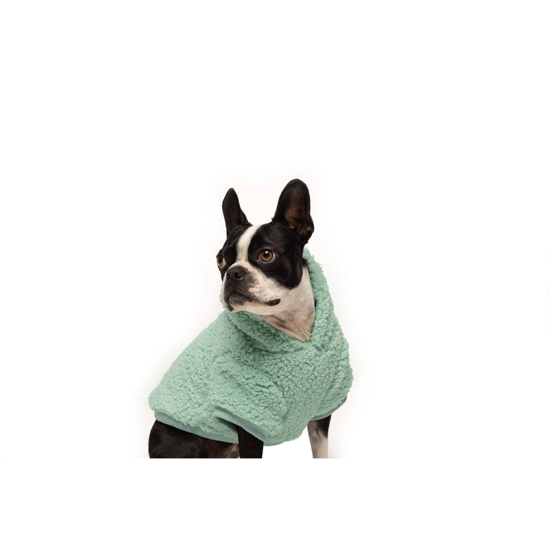 Fabdog | Seafoam Sherpa Dog Hoodie-Fabdog-Love My Hound