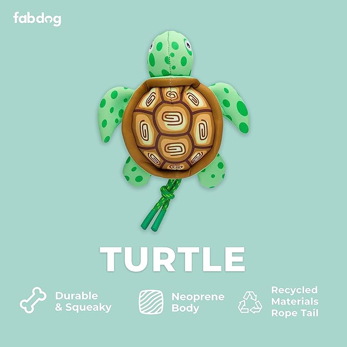 Fabdog | Turtle Floatie - Dog Toy-Fabdog-Love My Hound
