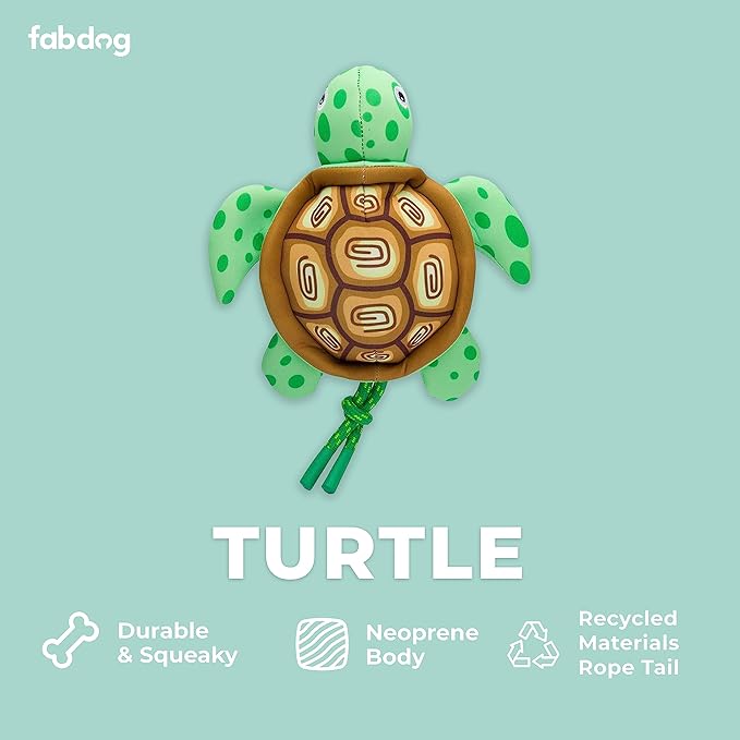 Fabdog | Turtle Floatie - Dog Toy-fabdog-Love My Hound