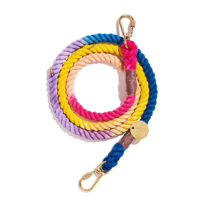 Found My Animal | Original Adjustable Light Prismatic Cotton Dog Rope Leash-Found My Animal-Love My Hound