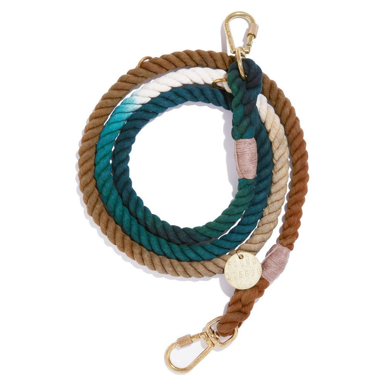 Found My Animal | Original Adjustable The Catskill Ombre Cotton Rope Dog Leash